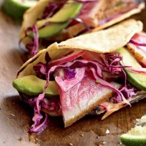 Tuna and Avocado Taco