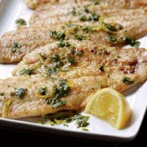 Healthy Sole Meunière