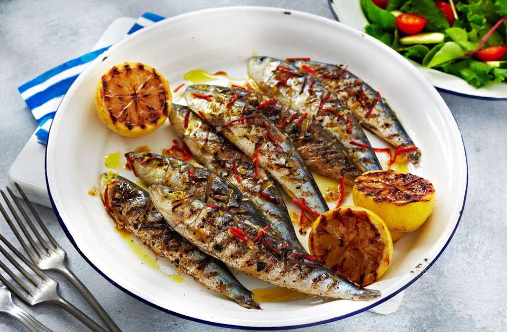 Portuguese Sardines with lemon