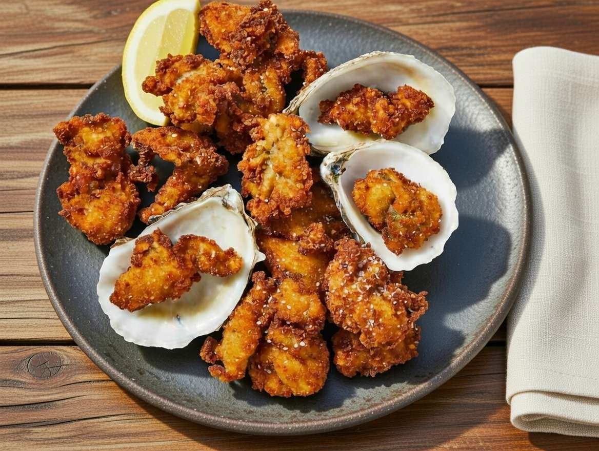 Crispy Deep Fried Oyster SeafoodFriday