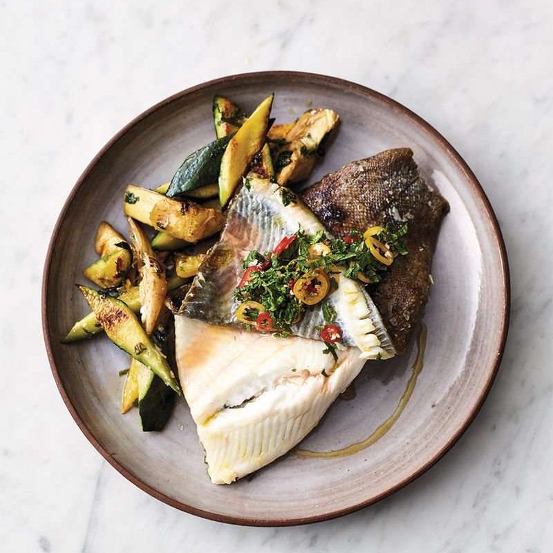 Crispy skin Dover sole