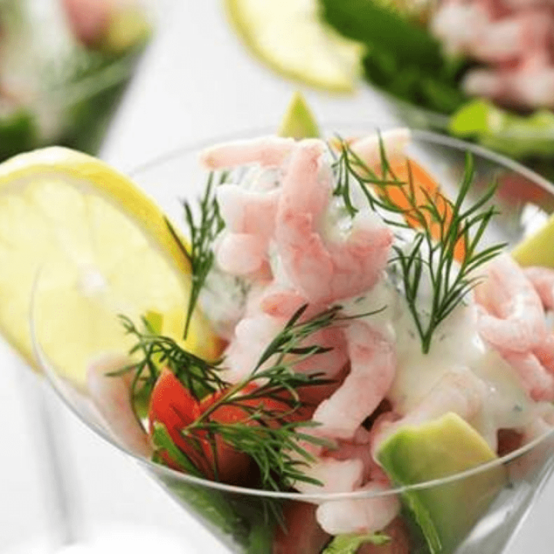 Creme Fraiche Shrimp Cocktail