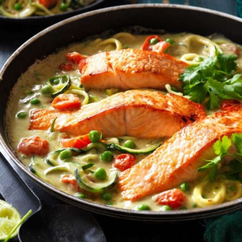 Green Thai Salmon Curry