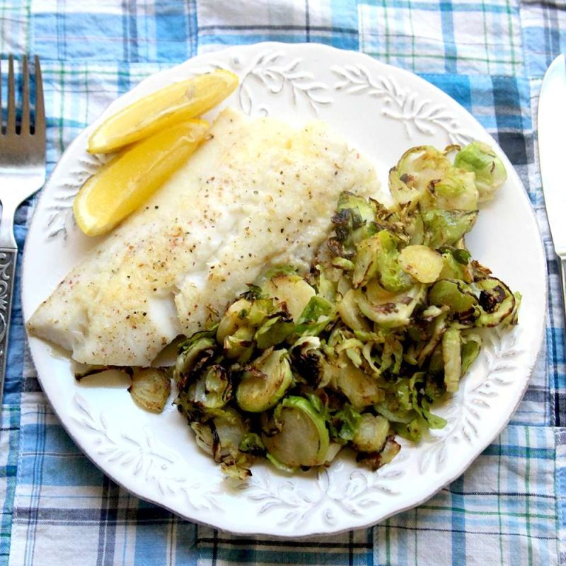 Baked Haddock with Lemon and Garlic