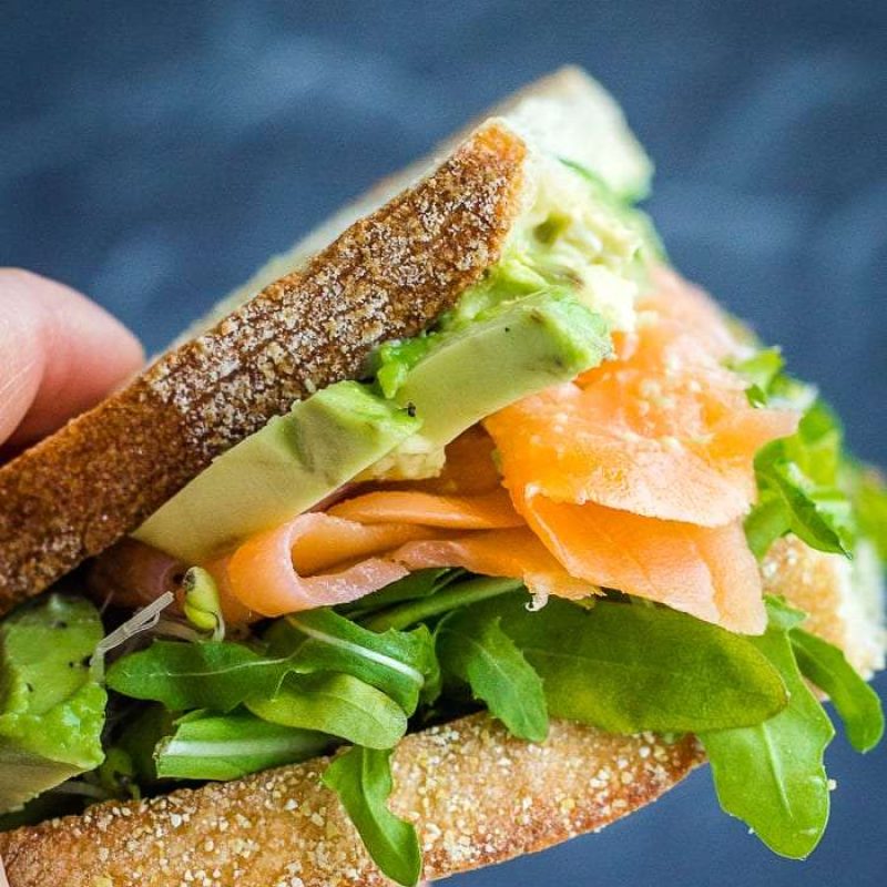 Smoked Salmon Sandwich