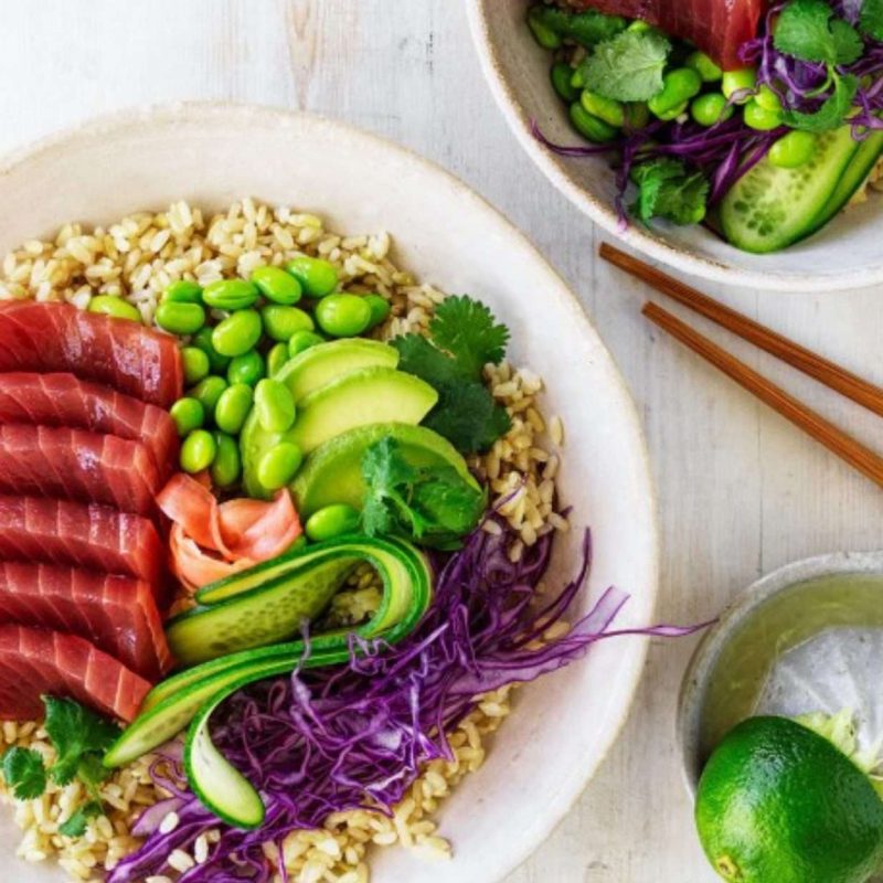 Easy Tuna Poke Bowl