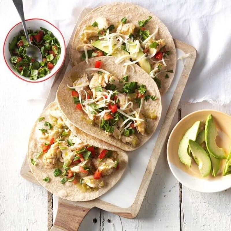 Grilled Salmon Tortillas