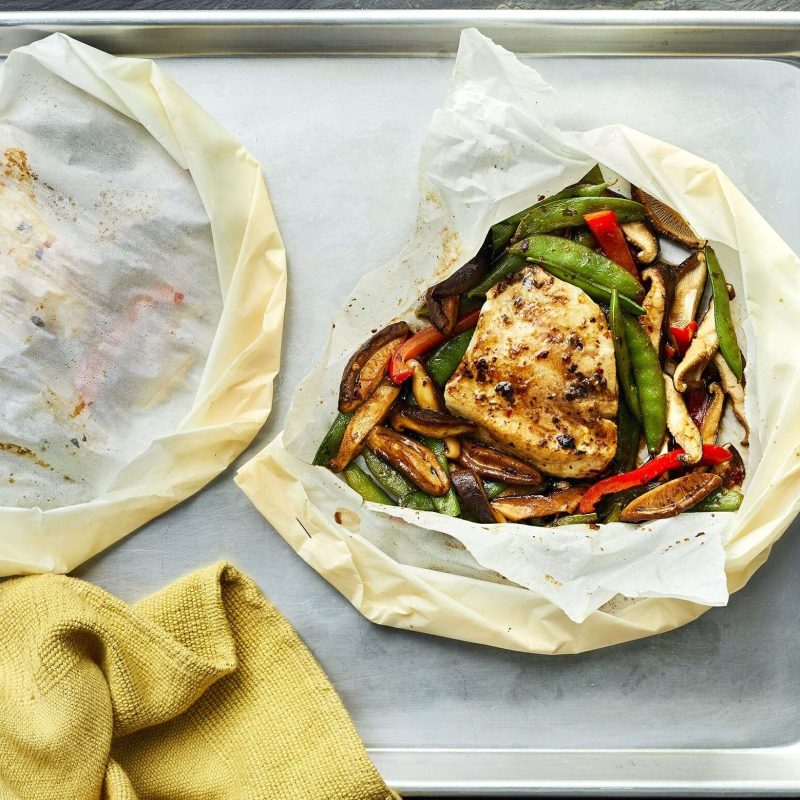 Ginger Cod fillet with Veggies