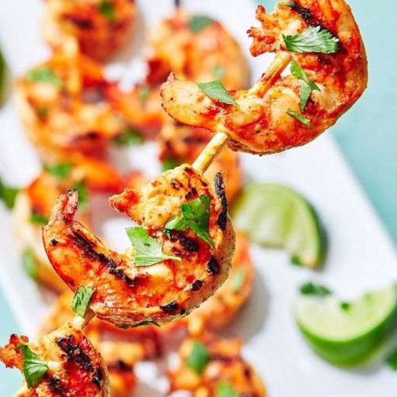 Healthy Lime Prawns