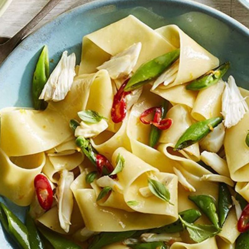 Pappardelle with Crab Meat