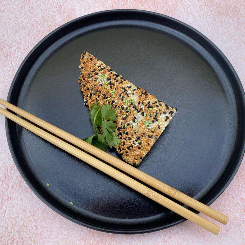 Fried Yellowtail Kingfish in Sesame
